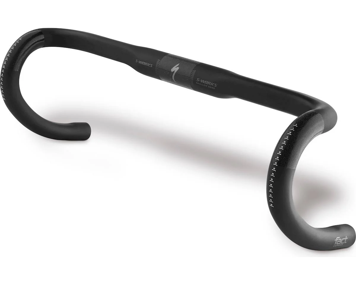 Specialized S-Works Shallow Bend Carbon Handlebars (Black/Charcoal) (31.8mm) (44cm)